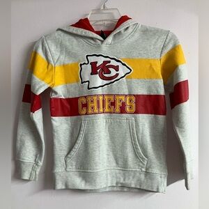 Kansas City Chiefs Pullover Hoodie, Youth S, White/Red/Yellow NFL Team Apparel